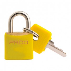 Cadeado pado color 25 amarelo