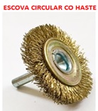 Escova de aco circular disflex  50 haste  6 MM