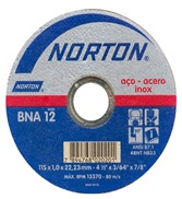 Disco norton ao e inox  4.1/2 X 1,0 X 7/8 - BNA12 - 115X1X22.23MM