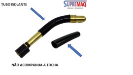 Isolante 120 mm de pescoo para tocha mig - mag