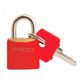 Cadeado pado color 25 vermelho