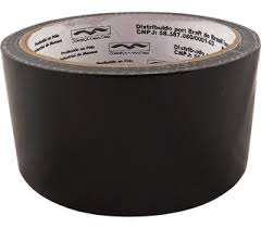 FITA TAPE PRETA ROLO MEDIDAS: 48mm X 50mt